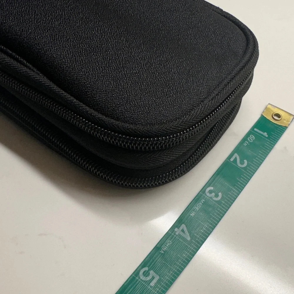 NEW Tech Zippered Organizer Travel Case In Black